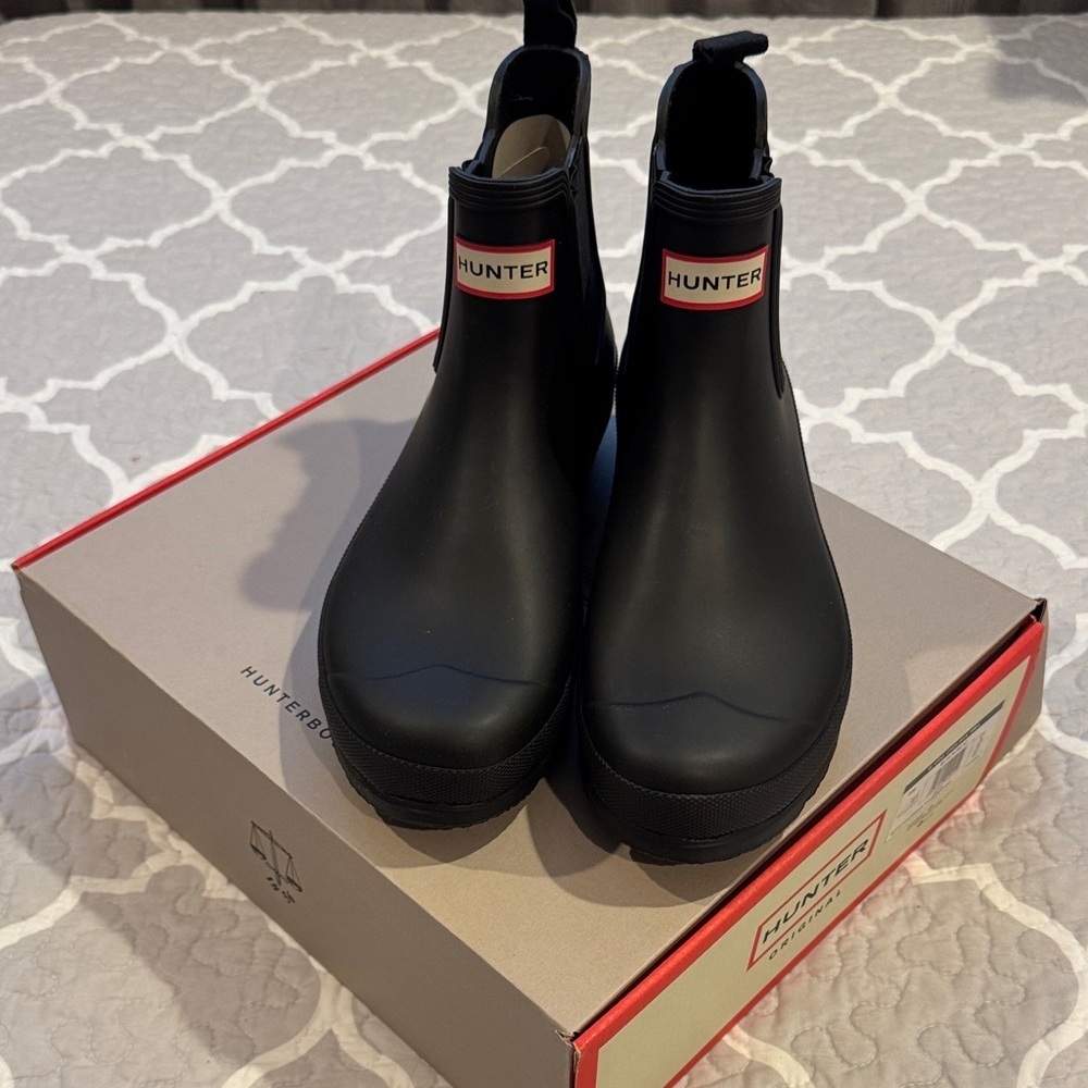 Hunter Original Chelsea Ankle Boots Sz 10